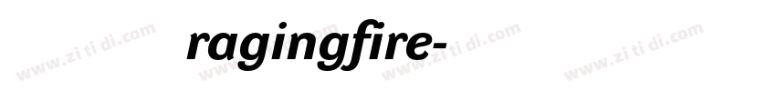 云朵飞翔 七叔ragingfire字体转换